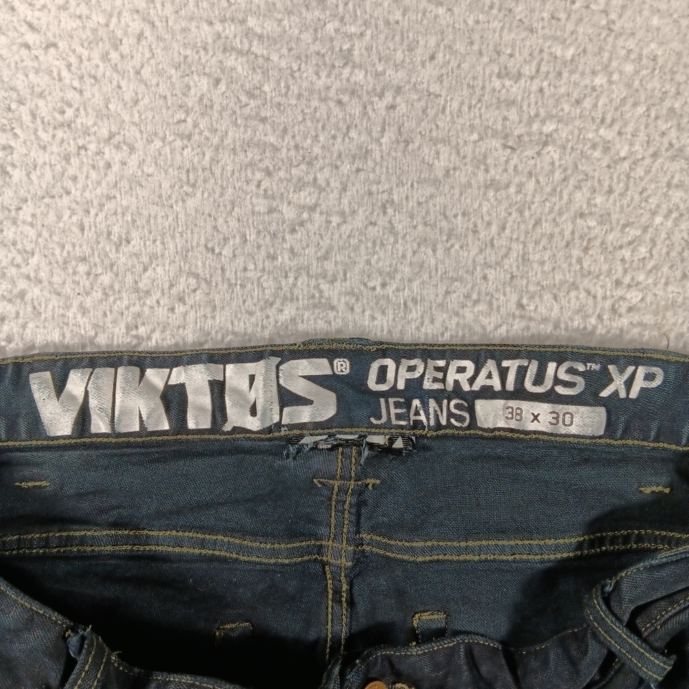 Viktos Operatus XP Tactical Mens 38X30 Blue 12oz Denim Tactical Stretch AR Mag - Picture 2 of 14